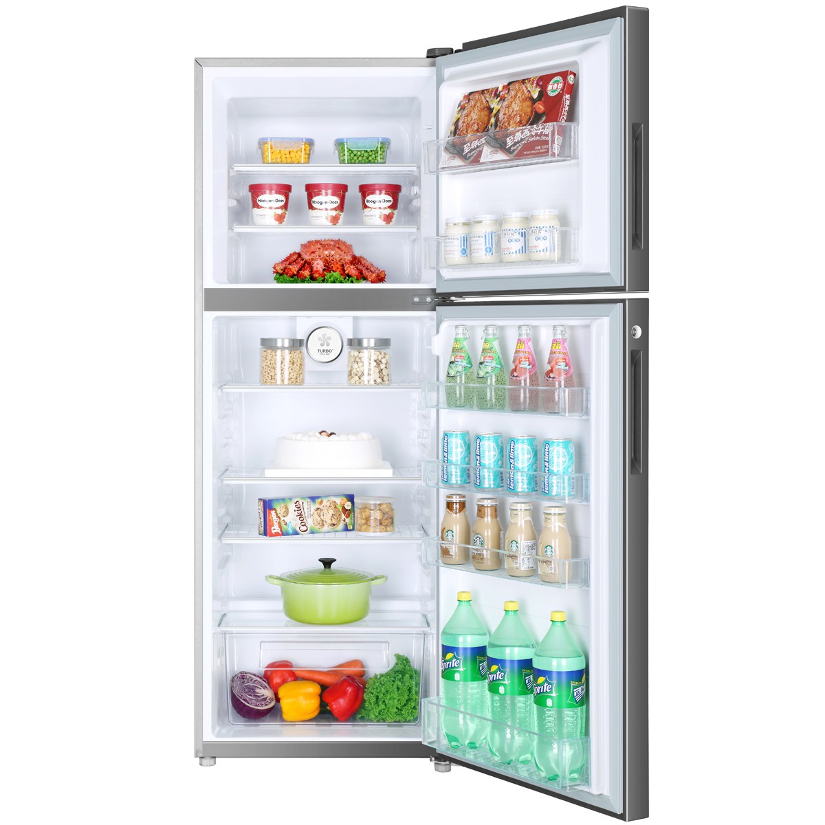 Haier HRF 336TDC with LED Touch Control Top Freezer