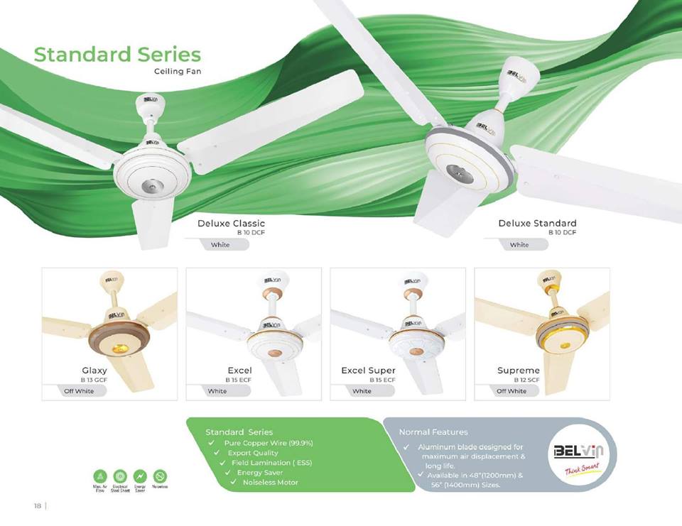 BELVIN Ceiling Fans Price In Pakistan 2023 New Model Shape