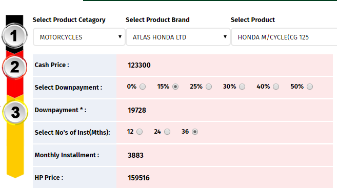 CSD Price List Of Bikes 2020 Pakistan Cash, Installment